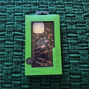 Kate Spade Black and Brown iPhone 15 Pro Max Case